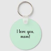 Maßgeschneiderte Blume Inspiration Zitat Schlüsselanhänger (Rückseite)