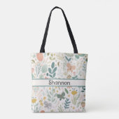 Maßgeschneiderte Blume Totbeutel Tasche (Rückseite)