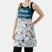 Maßgeschneiderte Blume Wasserfarbmuster Schürze (InSitu)