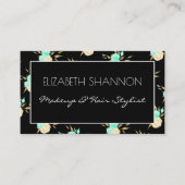 Maßgeschneiderte Blumenfarbe Visitenkarte (Vorderseite)