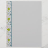 Maßgeschneiderte Blumengrenzstationery (Vorderseite)