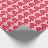 Maßgeschneiderte Blumenschärte Geschenkpapier (Ecke)