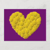 Maßgeschneiderte Blumenschärte Postkarte (Vorderseite)