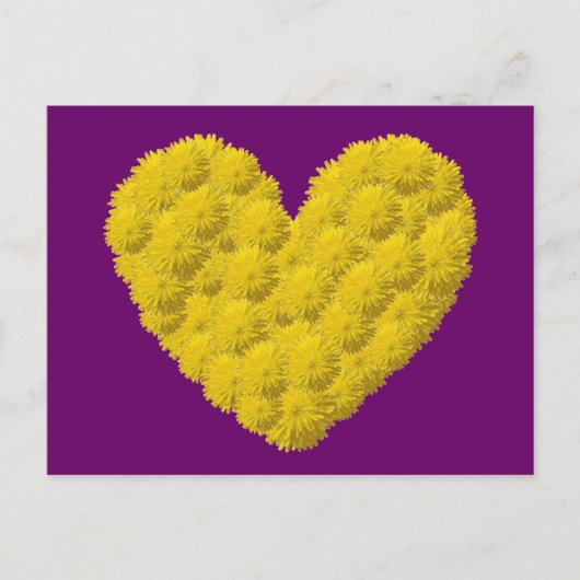 Maßgeschneiderte Blumenschärte Postkarte (Vorderseite)