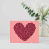 Maßgeschneiderte Blumenschärte Postkarte (Stehend Vorderseite)