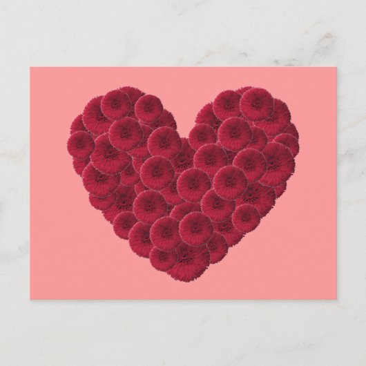 Maßgeschneiderte Blumenschärte Postkarte (Vorderseite)