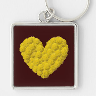 Maßgeschneiderte Blumenschärte Schlüsselanhänger