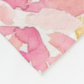 Maßgeschneiderte Blüte Fleecedecke (Ecke)