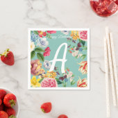 Maßgeschneiderte Blüte Serviette (Beispiel)