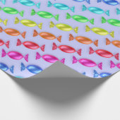 Maßgeschneiderte Bonbons mit verschiedenen Farben Geschenkpapier (Ecke)