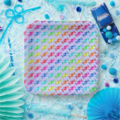 Maßgeschneiderte Bonbons mit verschiedenen Farben Pappteller (Party)