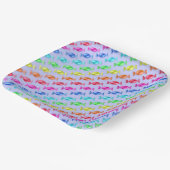 Maßgeschneiderte Bonbons mit verschiedenen Farben Pappteller (Gewinkelt)