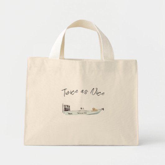 Maßgeschneiderte Bootschale Mini Stoffbeutel (Vorne)