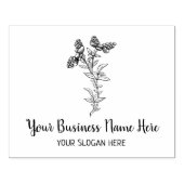 Maßgeschneiderte botanische Große Gummistempel (Prägung)