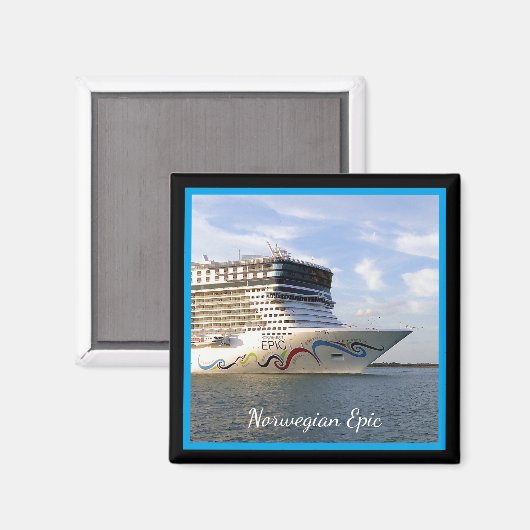 Maßgeschneiderte Bow für Kreuzfahrtschiffe Magnet (Vorderseite/Rückseite)