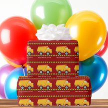 Maßgeschneiderte Boys Geburtstag Red Dump Truck