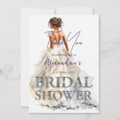 Maßgeschneiderte Brautparty-Brille in Weiß Dankeskarte (Vorderseite)