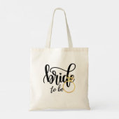 Maßgeschneiderte Bride-to-be Bacehelorette Bridal Tragetasche (Rückseite)