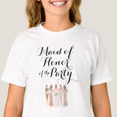 Maßgeschneiderte Bridesmaid des Party Bachelorette T-Shirt