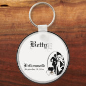 Maßgeschneiderte Bridesmaids - Schlüsselanhänger h (Vorderseite)