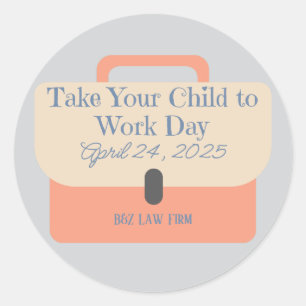 Maßgeschneiderte Briefkasten bringen Ihr Kind zur  Runder Aufkleber