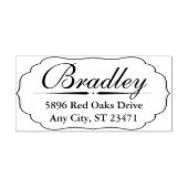 Maßgeschneiderte Briefmarke aus Kautschuk mit groß Permastempel (Design)