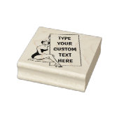 Maßgeschneiderte Briefmarke für die unbedruckte Un Gummistempel (Stempel)