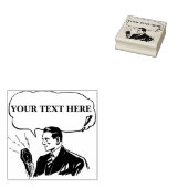 Maßgeschneiderte Briefmarke für Radio Broadcaster Gummistempel (Stempel)