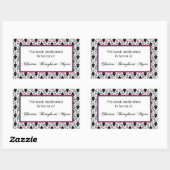 Maßgeschneiderte Buchplatte Rechteckiger Aufkleber (Blatt)