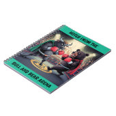 Maßgeschneiderte Bull and Bar Notizblock (Linke Seite)