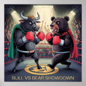 Maßgeschneiderte Bull and Bar Poster (Vorne)