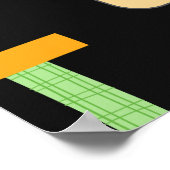 Maßgeschneiderte bunte Lehrerregeln Poster (Ecke)