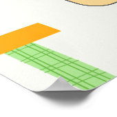 Maßgeschneiderte bunte Lehrerregeln Poster (Ecke)