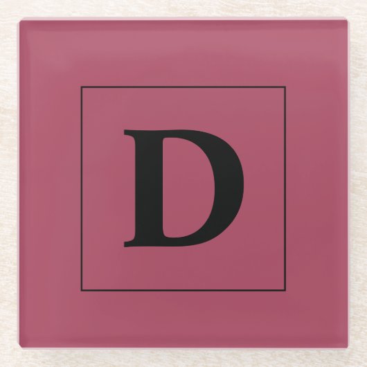 Maßgeschneiderte Burgundy mit Gold-Familie, erste Glasuntersetzer (Vorderseite)