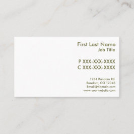 Maßgeschneiderte Business Cards für Obst und Gemüs Visitenkarte