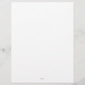 Maßgeschneiderte Business Themed Black and White Flyer (Hinten)