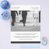 Maßgeschneiderte Business Themed Black and White Flyer (Einzeln)