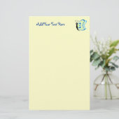 Maßgeschneiderte Butterfly Stationery Briefpapier (Stehend Vorderseite)