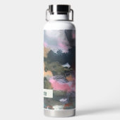 Maßgeschneiderte Camouflage der Wasserfarbe abstra Trinkflasche (Rückseite)