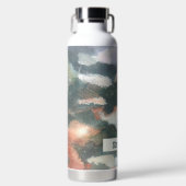 Maßgeschneiderte Camouflage der Wasserfarbe abstra Trinkflasche (Vorderseite)