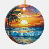 Maßgeschneiderte Cancun Urlaub Imitate aus festem Keramik Ornament (Vorne)