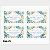 Maßgeschneiderte Canning-, Backen- oder Produktken Rechteckiger Aufkleber (Blatt)