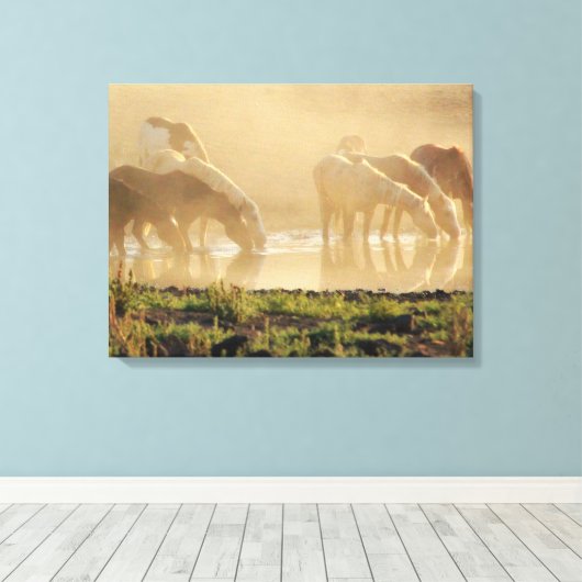 Maßgeschneiderte Canvas der GoldDust-Serie Leinwanddruck (Insitu (Holzboden))