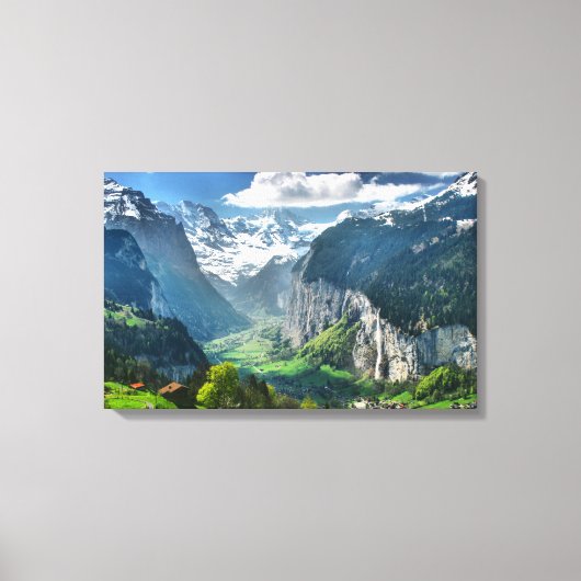 Maßgeschneiderte Canvas Kunstdrucke Schweiz Leinwanddruck (Vorderseite)