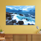 Maßgeschneiderte Canvas Print - Ocean Wave Breakin Leinwanddruck (Insitu (Wohnzimmer))