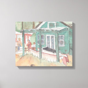 Maßgeschneiderte Canvas "Wasserfarben-Sketch/Krist Leinwanddruck