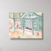 Maßgeschneiderte Canvas "Wasserfarben-Sketch/Krist Leinwanddruck (Vorderseite)