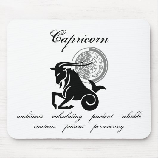 Maßgeschneiderte Capricorn-Merkmale im griechische Mousepad (Vorne)
