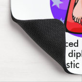 Maßgeschneiderte Cartoon-Libra-Skala Mousepad (Ecke)