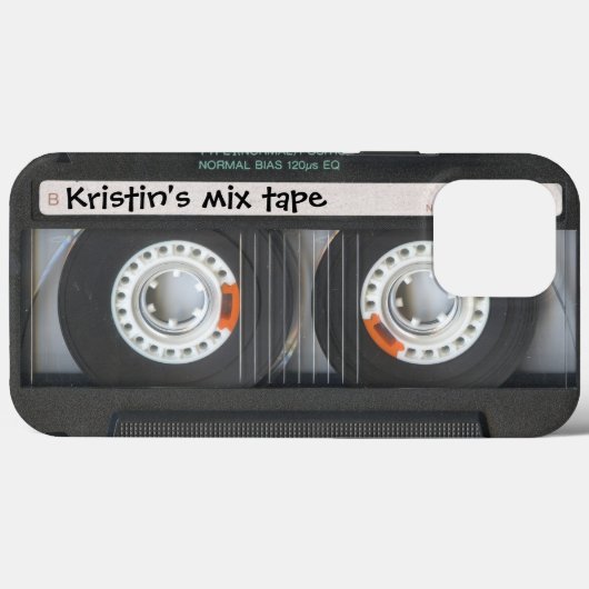 Maßgeschneiderte Cassette Mix Tape Case Mate iPhon (Rückseite (Horizontal))